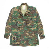 70s Vintage US Army RDF ERDL HWU Combat Coat - Small