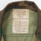 70s Vintage US Army RDF ERDL HWU Combat Coat - Small