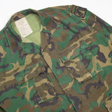 70s Vintage US Army RDF ERDL HWU Combat Coat - Medium