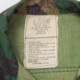 70s Vintage US Army RDF ERDL HWU Combat Coat - Medium