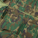 70s Vintage US Army RDF ERDL HWU Combat Coat - Medium