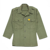 60s Vintage Korean Army (ROKA) HBT Utility Shirt - Small