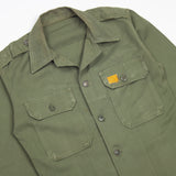 60s Vintage Korean Army (ROKA) HBT Utility Shirt - Small