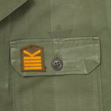 60s Vintage Korean Army (ROKA) HBT Utility Shirt - Small