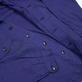 Deadstock 70s Vintage German Blue Chore Shirt Jacket - Small