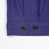 Deadstock 70s Vintage German Blue Chore Shirt Jacket - Small