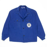 70s Vintage German Blue Chore Shirt - Large