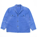 70s Vintage German Blue Chore Shirt Jacket - Large