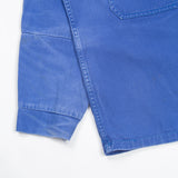 70s Vintage German Blue Chore Shirt Jacket - Large