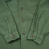 60s Vintage 3rd Pattern OG-107 Utility Shirt - Large