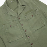 40s WW2 Vintage '45D' HBT Jacket - Large