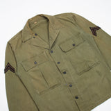 40s WW2 Vintage '45D' HBT Jacket - Medium