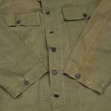 40s WW2 Vintage '45D' HBT Jacket - Medium
