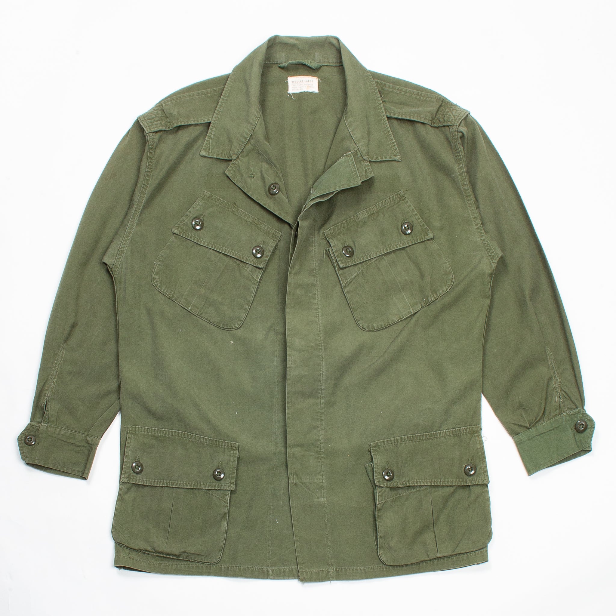 Vietnam War コットン装備 60s Vietnam War Vintage 1st Pattern Jungle Jacket - Medium – Omega