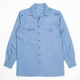 Deadstock Vintage Italian Navy Chambray Shirt