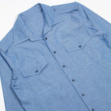 Deadstock Vintage Italian Navy Chambray Shirt