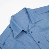 Deadstock Vintage Italian Navy Chambray Shirt
