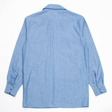 Deadstock Vintage Italian Navy Chambray Shirt