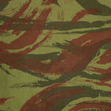 60s Vintage Custom Tailored French Army Lizard Camo HBT Ike Jacket - Small