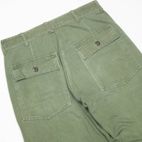 60s Vintage OG-107 Sateen Utility Trousers - 30x31