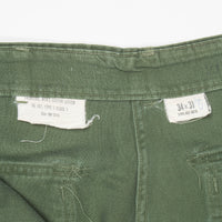 60s Vintage OG-107 Sateen Utility Trousers - 32x30