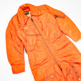 60s Safety Orange CWU-1/P Cold Weather Flight Suit - Small