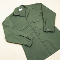 NOS 70s Vintage OG-507 Dura-Press Utility Shirt - Medium