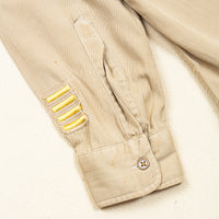 40s WW2 Vintage US Army Private Purchase Khaki Shirt - Small