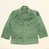 60s Vintage 'Kuhn' 18th Military Police Brigade Jungle Jacket - Medium