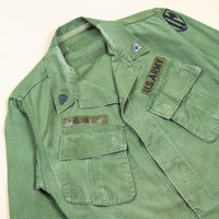 60s Vintage 'Kuhn' 18th Military Police Brigade Jungle Jacket - Medium