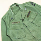 60s Vintage 'Kuhn' 18th Military Police Brigade Jungle Jacket - Medium