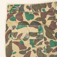 60s Vintage Duck Hunter Camo Trousers - 36x29