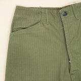 40s WW2 Vintage US Navy N-3 HBT Utility Trousers - 31x31