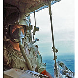 Rare 1969 Dated US Military Vietnam War M24 Aircraft Gas Mask, Bag & Accessories