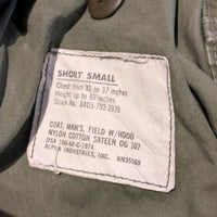 Patched 60s Vintage OG-107 M65 Field Jacket & Liner - Small