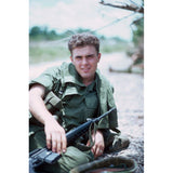 Deadstock Genuine 60s Vietnam War US Military OD Towel