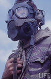 1967 Dated US Military Vietnam War ABC M17 Gas Mask & Bag