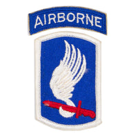 1960s Vietnam Era US-Made Full Colour Merrowed Edge 173rd Airborne Brigade Patch