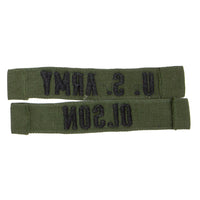 1960s Vietnamese-Made Subdued 'Olsen' US Army / Name Tape Set