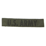 1960s US-Made Cotton Subdued Stamped US Army Branch Tape Patch