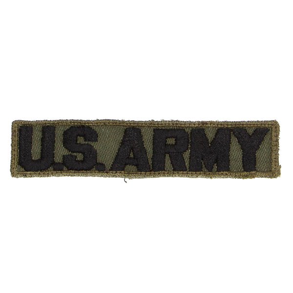 Rare Early 1960s US-Made Cotton Subdued US Army Branch Tape Patch