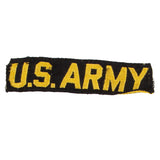 1960s US-Made Silk Gold-on-Black US Army Branch Tape Patch