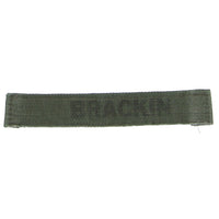 1960s US-Made Cotton Subdued Stamped 'Brackin' Name Tape Patch