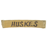 1960s Vietnamese-Made Subdued 'Huskes' Name Tape Patch