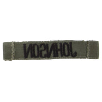 1960s US-Made Cotton Subdued 'Johnson' Name Tape Patch