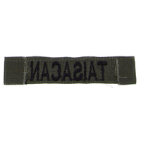 1960s US-Made Cotton Subdued 'Taisacan' Name Tape Patch