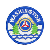 1990s Vintage US-Made Full Colour Merrowed Edge Washington Civil Air Patrol Patch