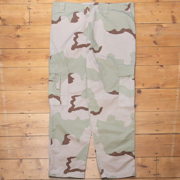 USGI MILITARY ISSUE 3 COLOR DESERT CAMO BDU DCU TROUSERS PANTS TWILL NEW