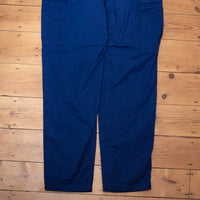 2000s Vintage US Coast Guard ODU Blue Combat Trousers - 34x36