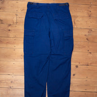 2000s Vintage US Coast Guard ODU Blue Combat Trousers - 34x36